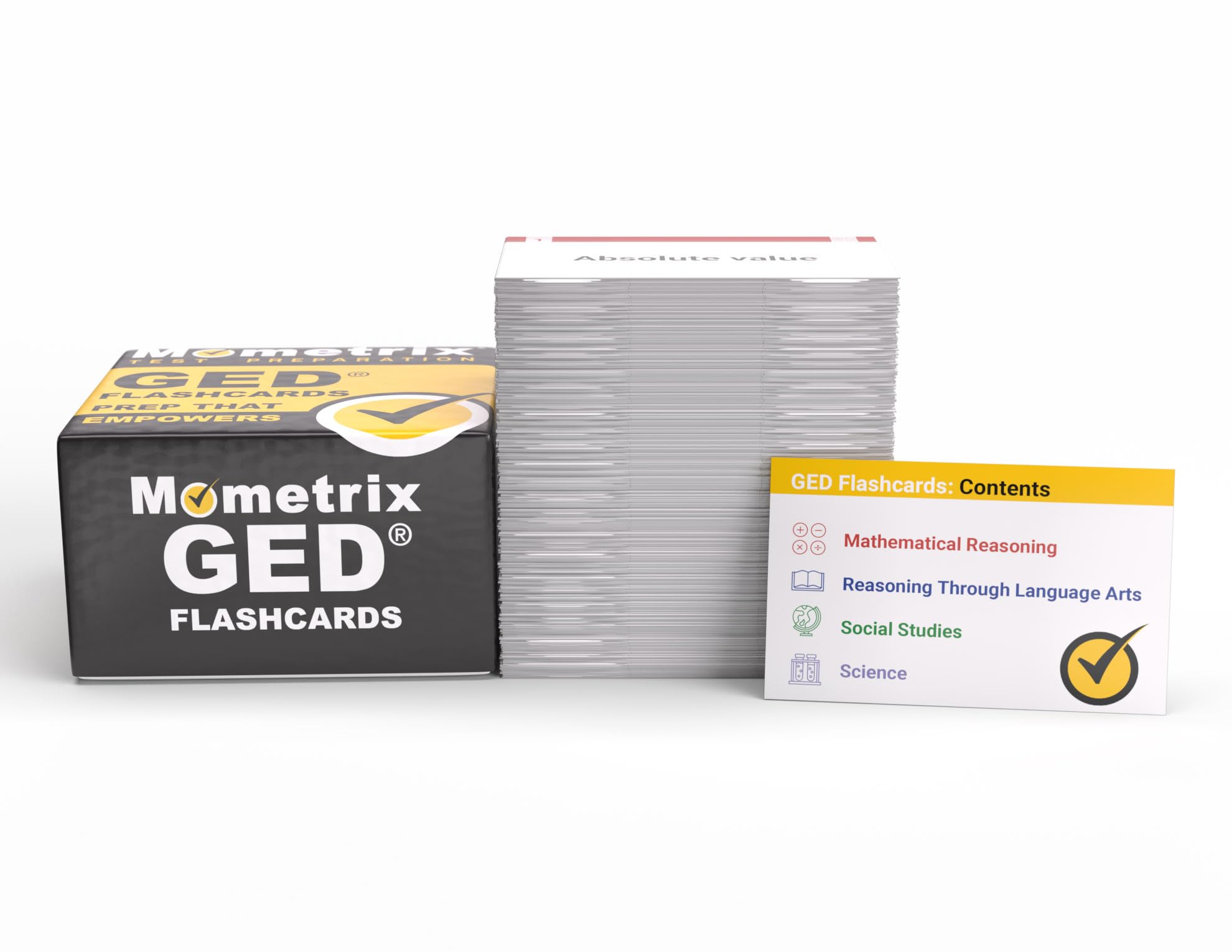 Ged Test Prep Flash Cards 2023-2024: Ged Flashcard Guide With Practice Test Questions for All Subjects Full Color Cards Reference Books
