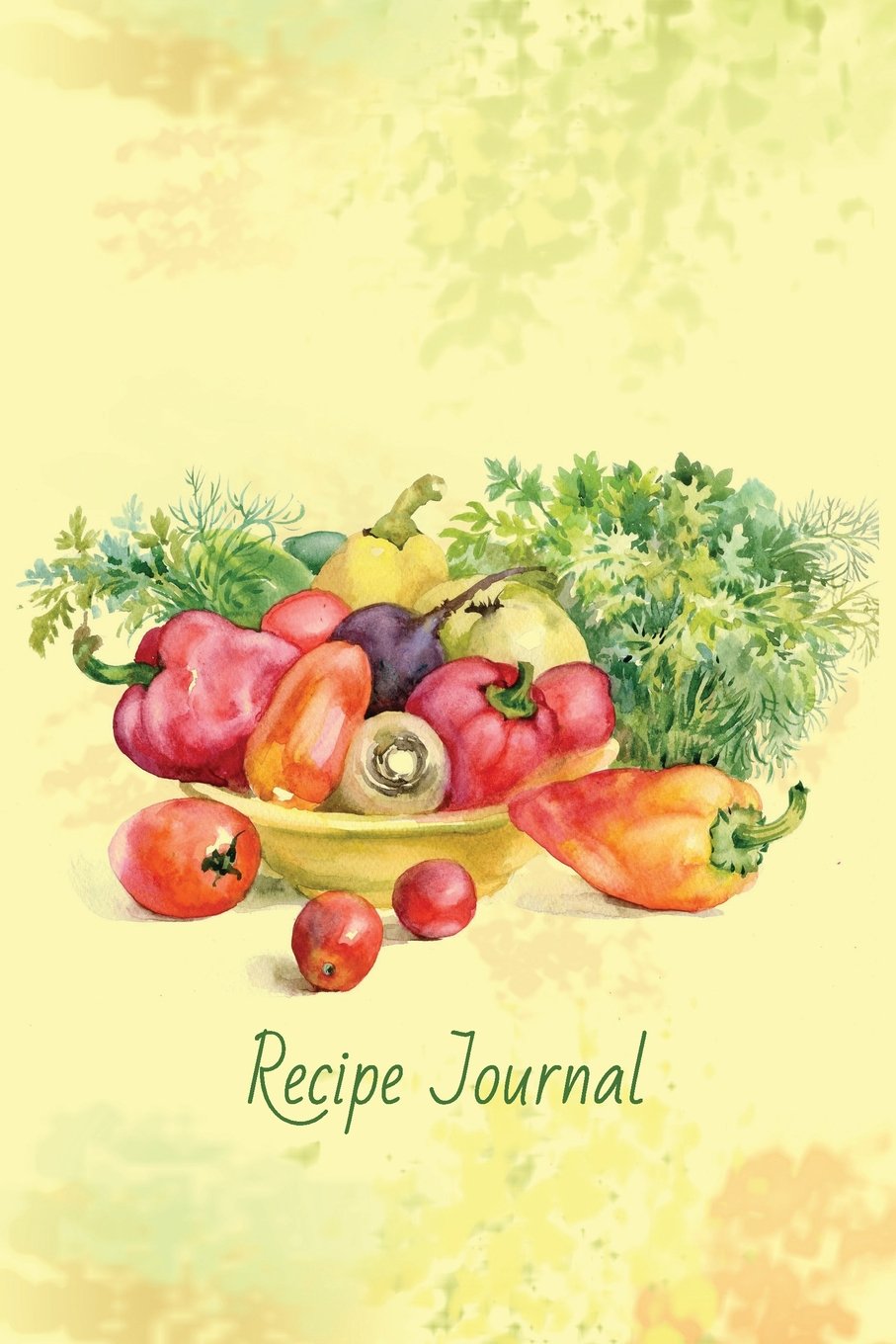 Recipe Journal: Autumn Vegetables Cooking Journal, Lined and Numbered Blank Cookbook 6 x 9, 180 Pages (Recipe Journals) Cooking & Enjoying