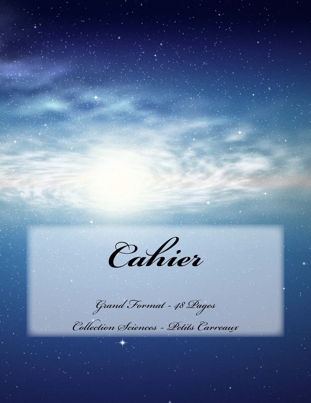 Cahier - Grand Format - 48 pages - Collection Sciences: Petits Carreaux - Design Original 8 book