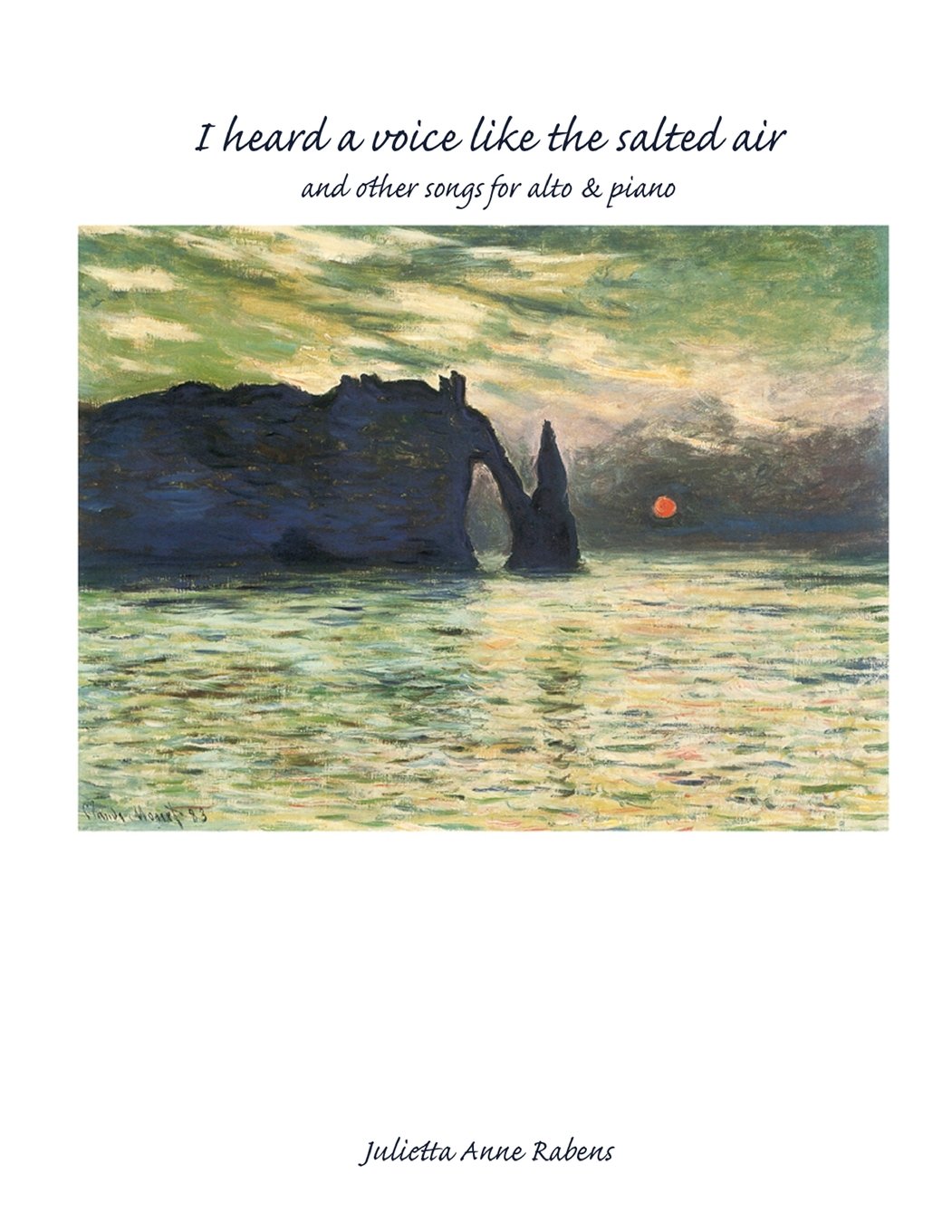 I Heard a Voice Like the Salted Air for Alto & Piano Sheet Music