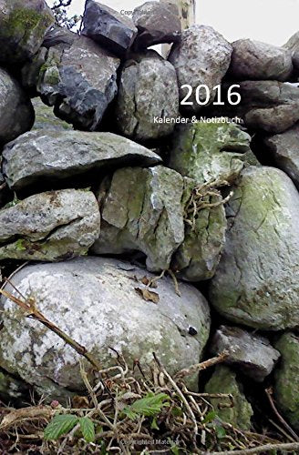 2016 Kalender & Notizbuch: Irische Steine, DIN A5 quer - 1 Woche & Notizen auf 2 Seiten Mathematics
