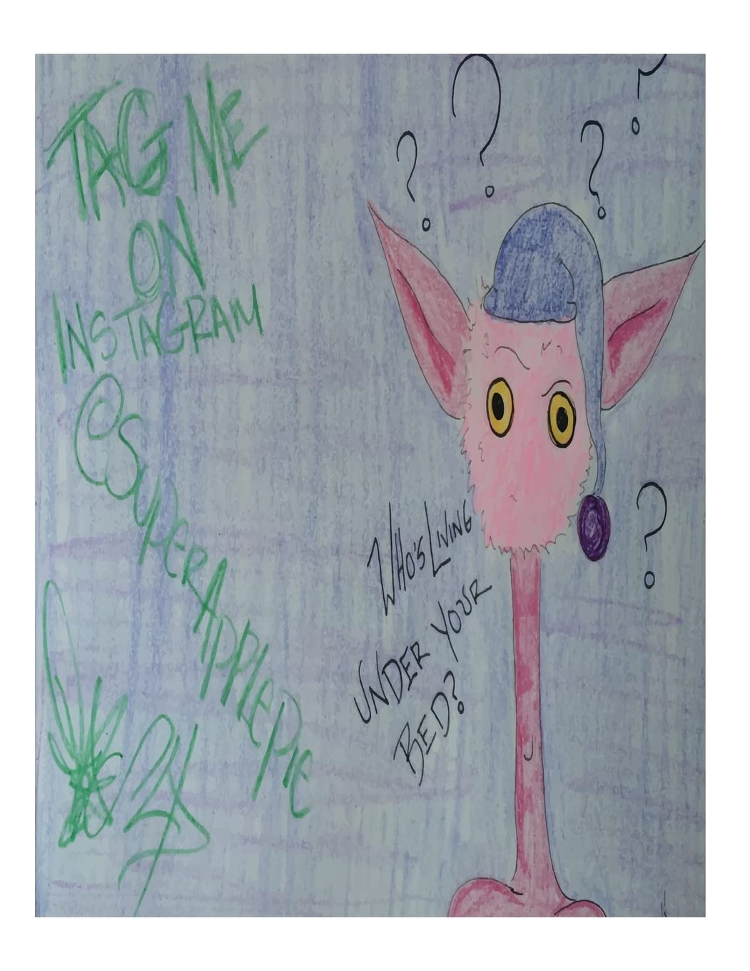 who's living under your bed coloring book: Monsters and kids Manga