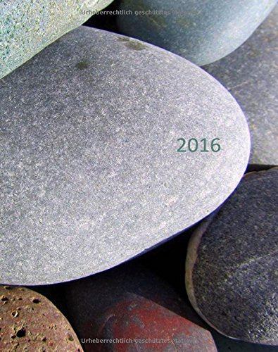 MY BIG FAT CALENDAR 2016 - STONE (Great Britain): 1 day per DIN A4 page, lined Lifestyle