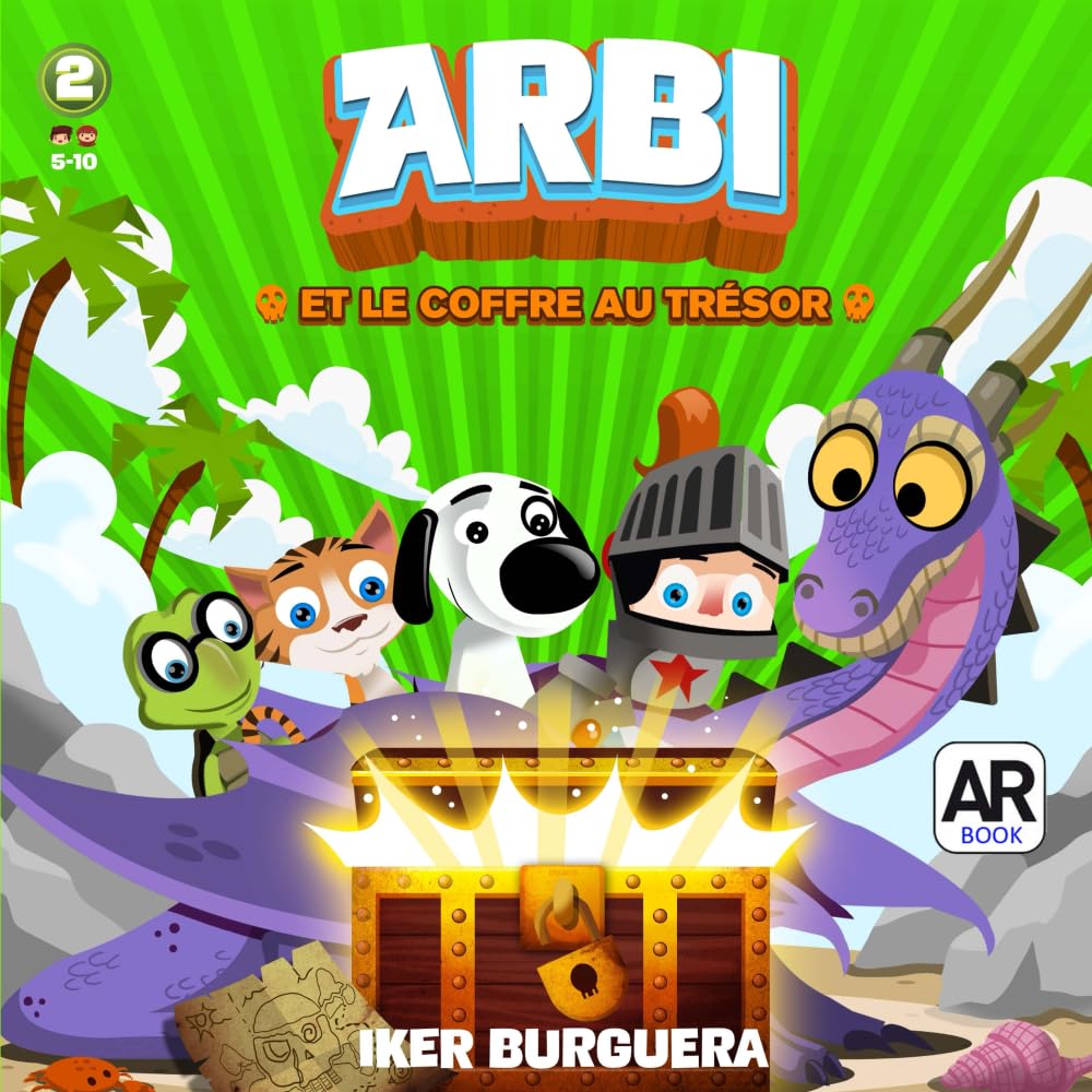 ARBI et le coffre au trésor - Livre Réalité Augmentée book