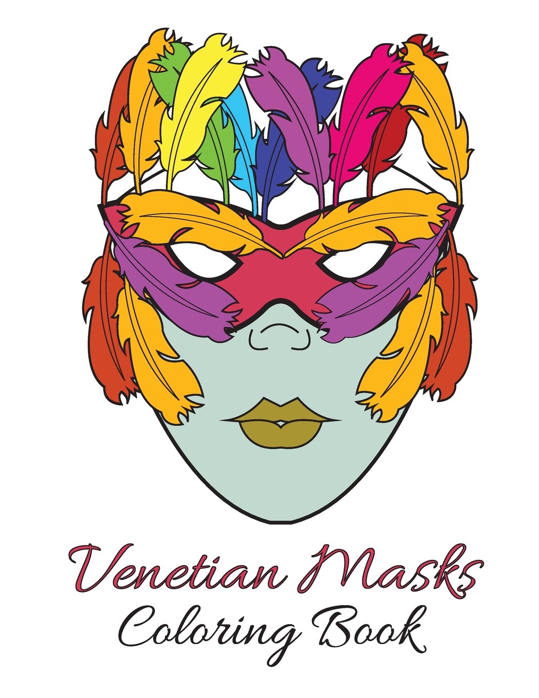 Venetian Masks Coloring book Film, Art & Culture
