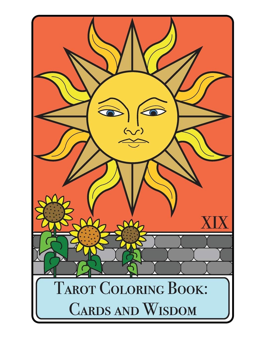 Tarot Coloring Book - Cards and Wisdom (Coloring Books for Adults) Philosophy