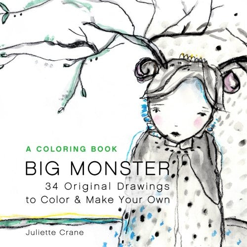 Big Monster Coloring Book: 34 Original Drawings to Relax, Color and De-Stress Film, Art & Culture