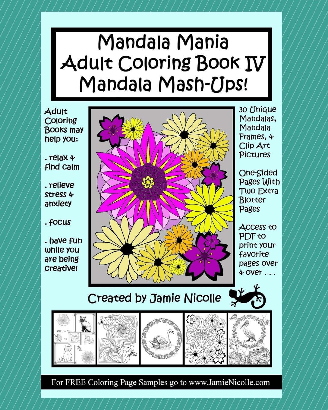 Mandala Mania Adult Coloring Book IV Mandala Mash-ups Hobbies & Crafts