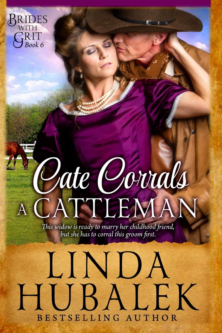 Cate Corrals a Cattleman: A Historical Western Romance (Brides With Grit Series, Band 6) Historical Fiction