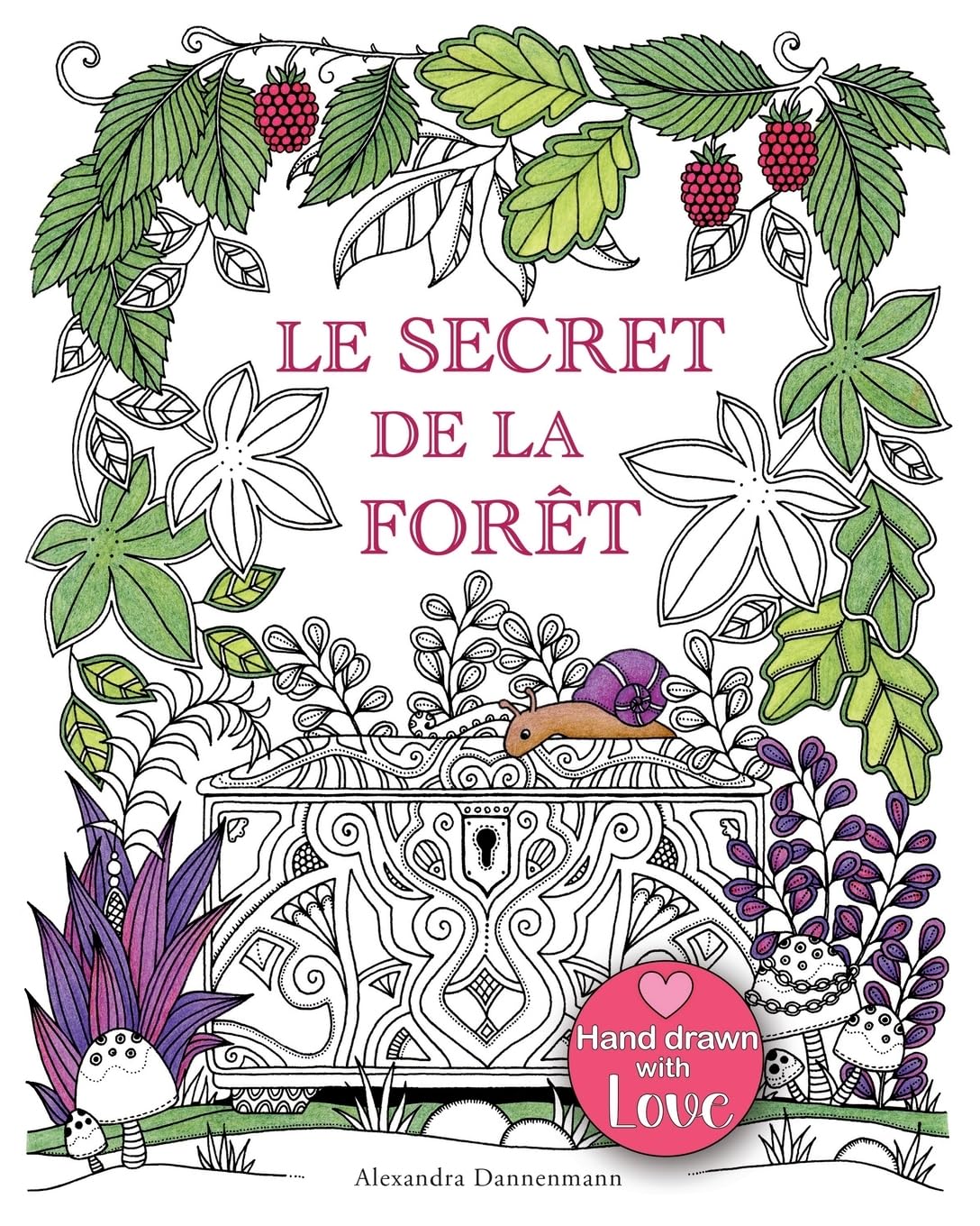Le secret de la forêt: Cherche les bijoux cachés. Coloriages anti-stress pour adultes. book