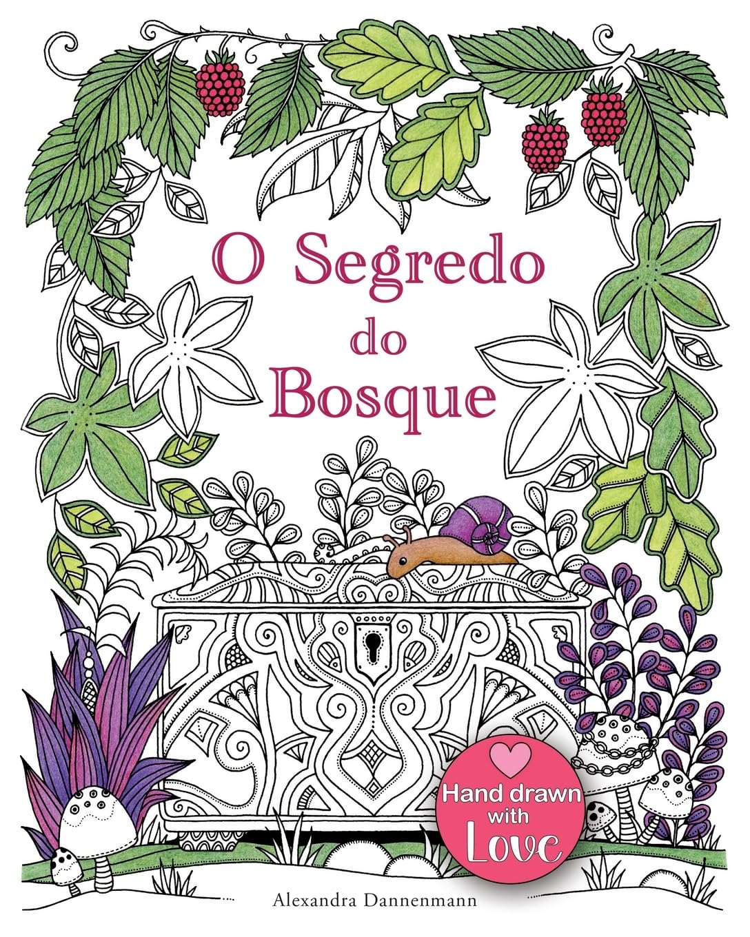 O Segredo do Bosque: Procura as jóias escondidas. Um livro para colorir para adultos. Hobbies & Crafts