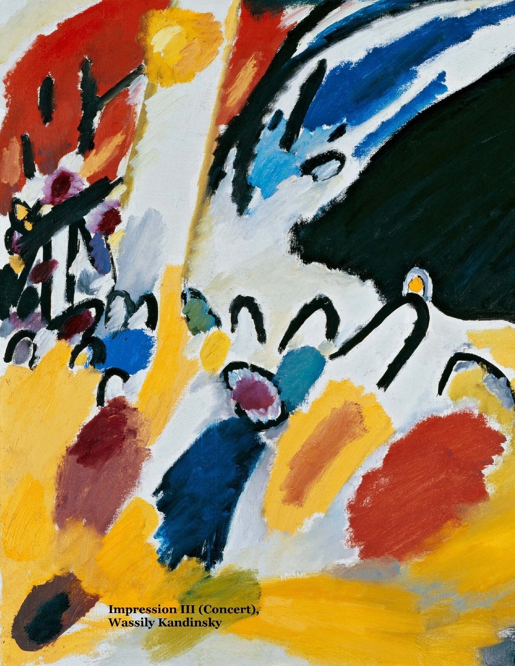 Impression III (Concert): Wassily Kandinsky, Lined/ ruled journal ( notebook, composition book) 125 pages, 8.5 x 11 inches (21.59 x 27.94 centimeters) Film, Art & Culture