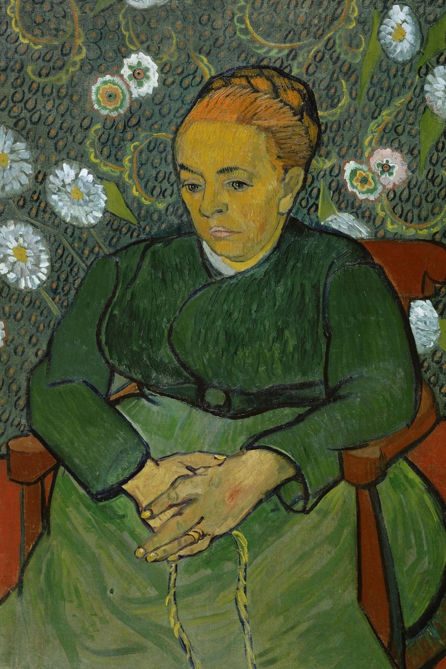 La Berceuse (Portrait of Madame Roulin): Blank Journal; Vincent van Gogh notebook / composition book, 140 pages, 6 x 9 inch (15.24 x 22.86 cm) Laminated Essays & Short Stories