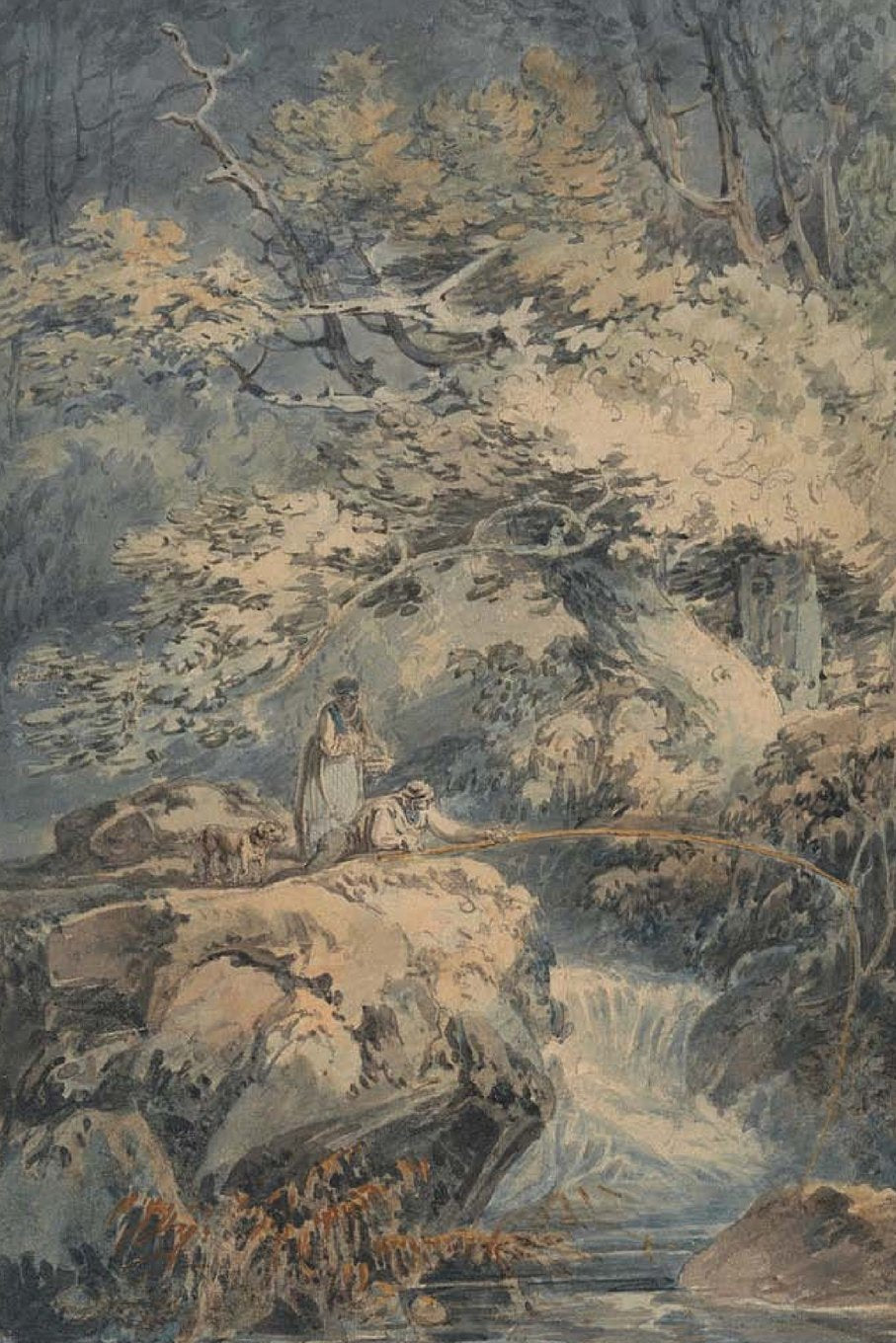 The Angler, William Turner: Journal (notebook, composition book) 160 Lined / ruled pages, 6x9 inch (15.24 x 22.86 cm) Laminated Film, Art & Culture