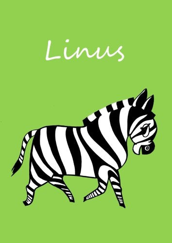 Malbuch / Notizbuch / Tagebuch - Linus: A4 - blanko - Zebra Lifestyle