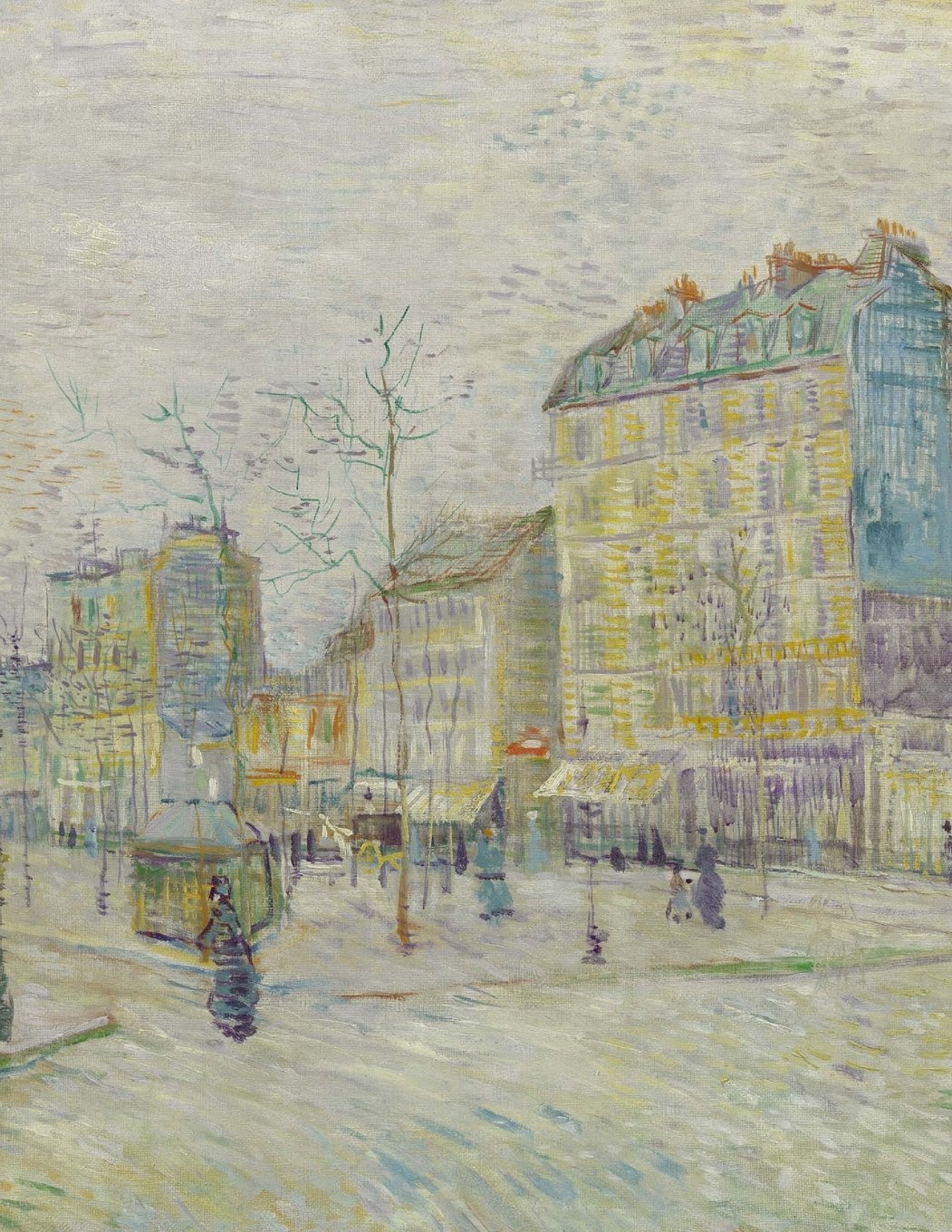 Boulevard de Clichy, Vincent van Gogh. Ruled journal: 150 Lined / ruled pages, 8,5x11 inch (21.59 x 27.94 cm) Laminated Essays & Short Stories