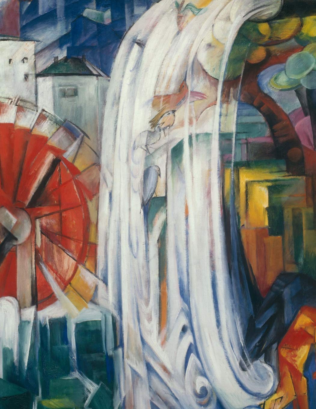 The bewitched mill, Franz Marc: 150 blank pages, 8,5x11 inch (21.59 x 27.94 cm) Laminated Film, Art & Culture