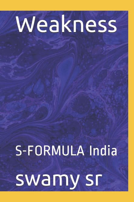 Weakness: S-FORMULA India Health, Nutrition & Fitness