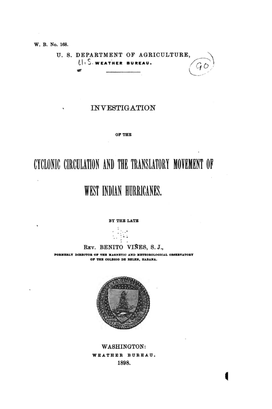 Investigation of the Cyclonic Circulation and the Translatory Movement of West Indian Hurricanes Contemporary literature