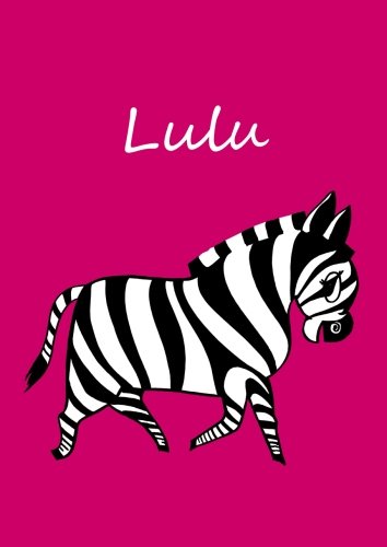 Malbuch / Tagebuch / Notizbuch - Lulu: A4 - blanko - Zebra Lifestyle