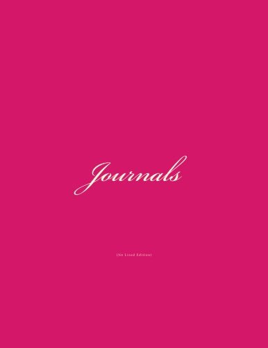 Journals No Lined: Classic Blank Pages (Bright Pink Cover) Journal Option - ON SALE NOW - JUST $6.99 (No Lined Journals, Band 4) Reference Books