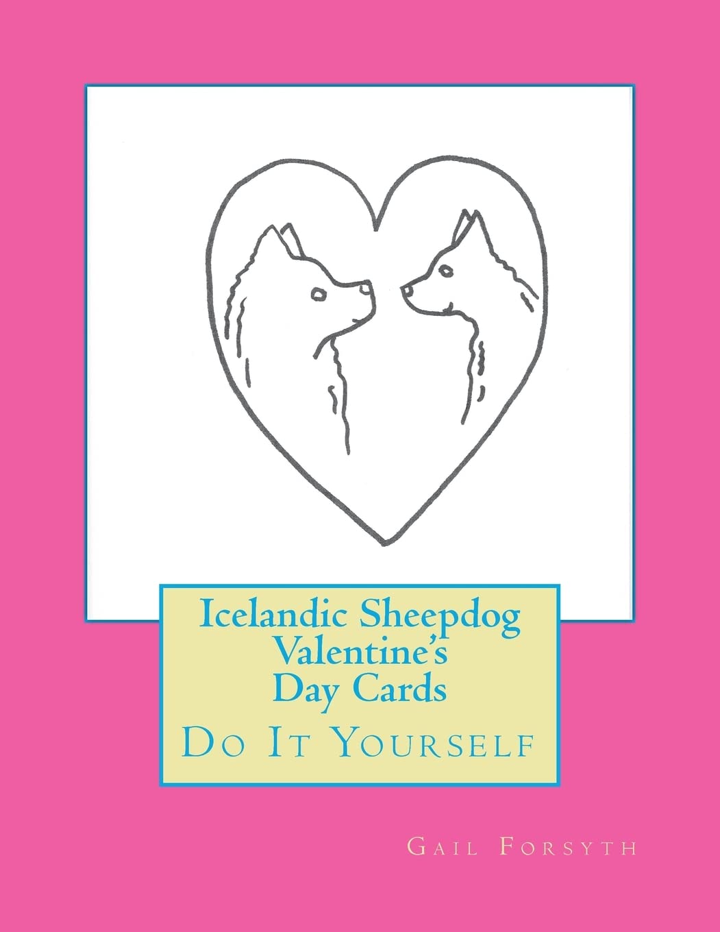 Icelandic Sheepdog Valentine's Day Cards: Do It Yourself Hobbies & Crafts
