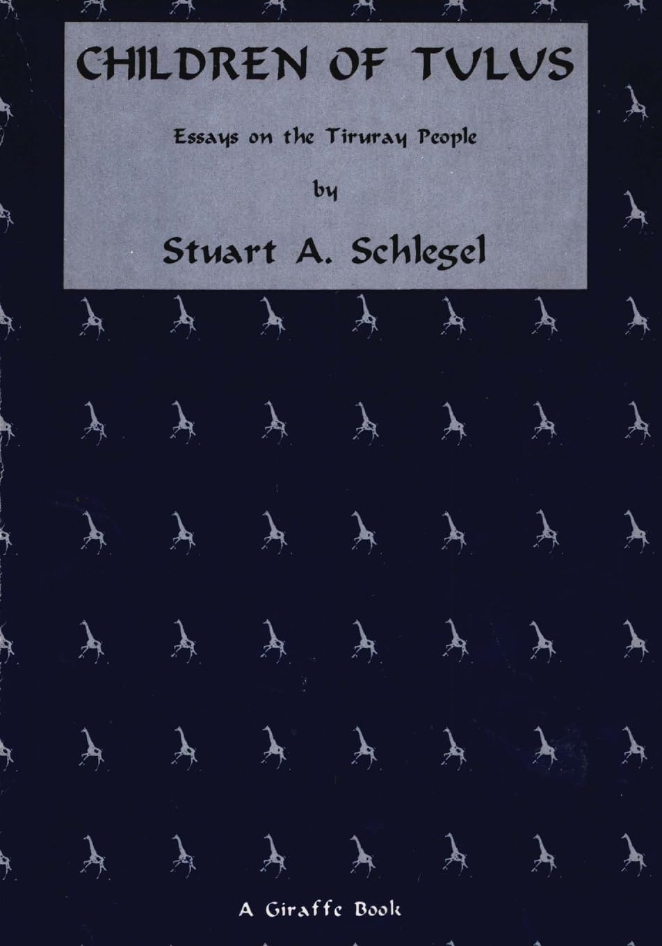 Children of Tulus: Essays on the Tiruray People General education