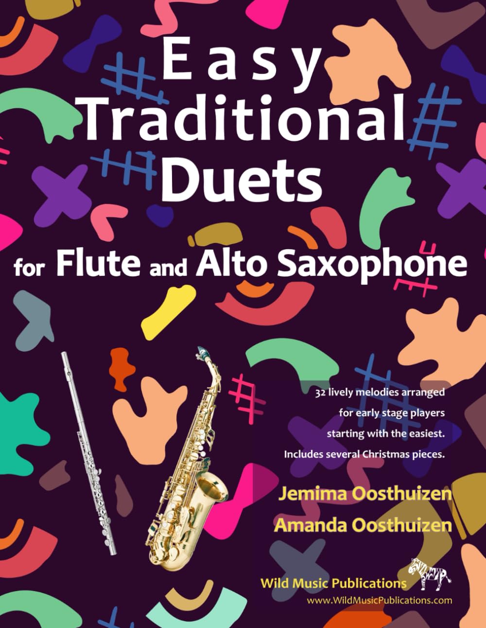 Easy Traditional Duets for Flute and Alto Saxophone: 32 traditional melodies from around the world arranged especially for beginner flute and alto ... Saxophone Duets for Beginners and Improvers) Sheet Music