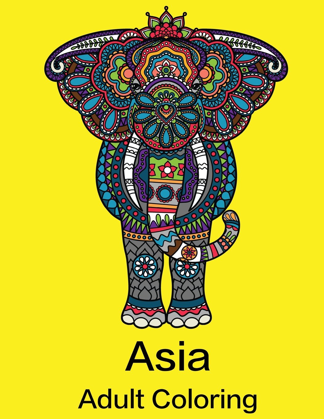 Asia: Adult Coloring Film, Art & Culture