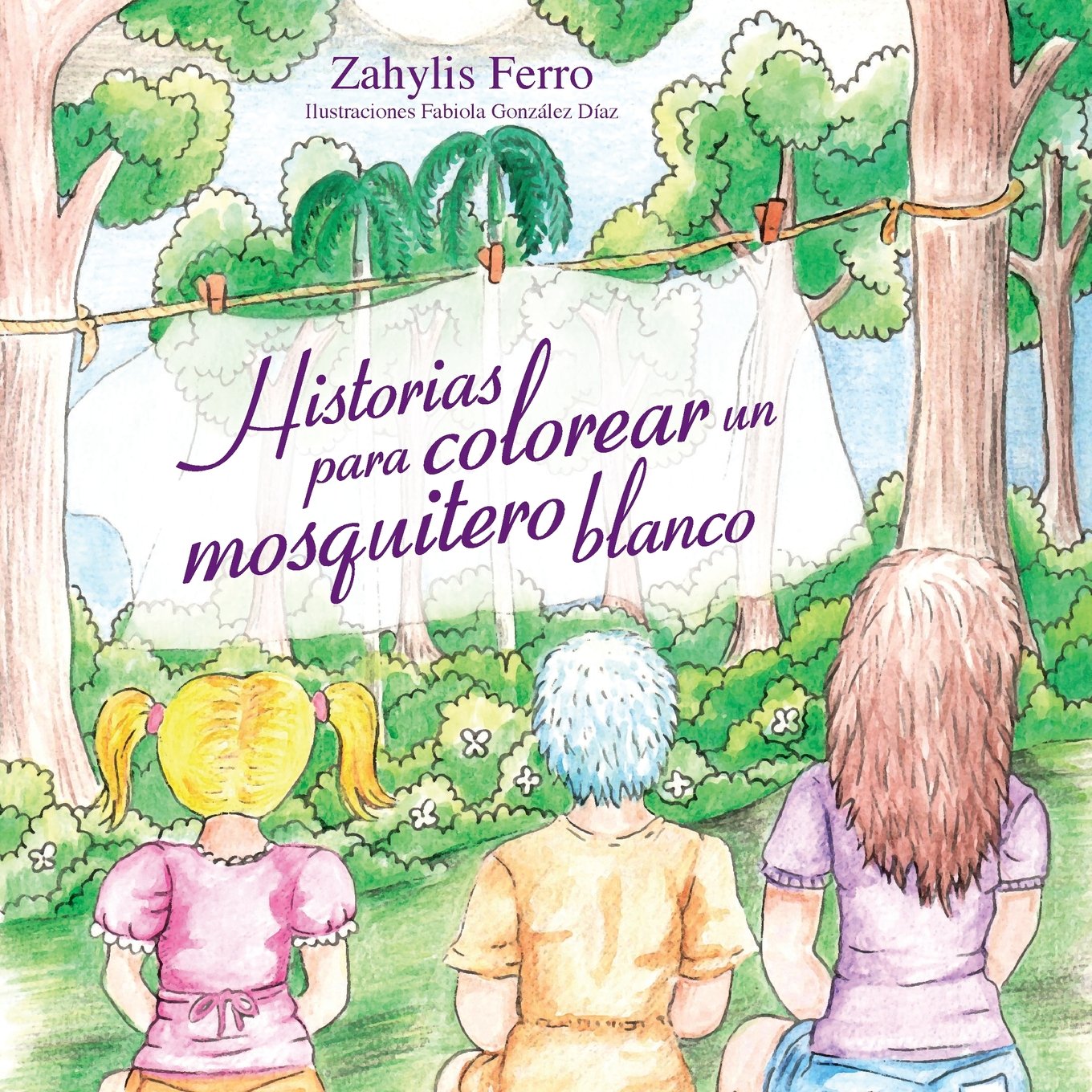 Historias para colorear un mosquitero blanco Poetry