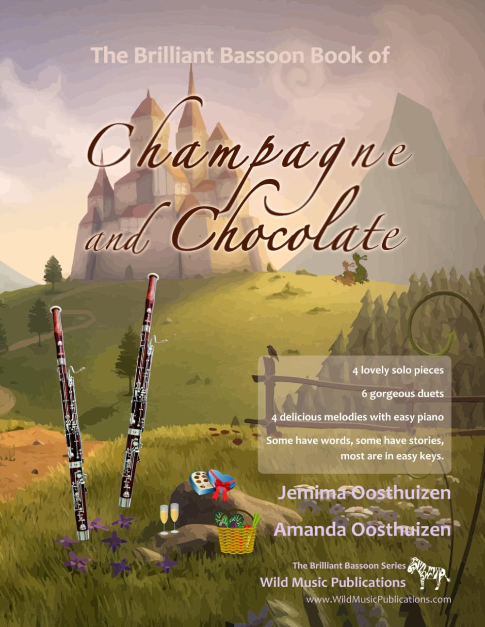 The Brilliant Bassoon book of Champagne and Chocolate: romantic solos, duets, and pieces with easy piano (Bassoon Music for Intermediate Players) Sheet Music