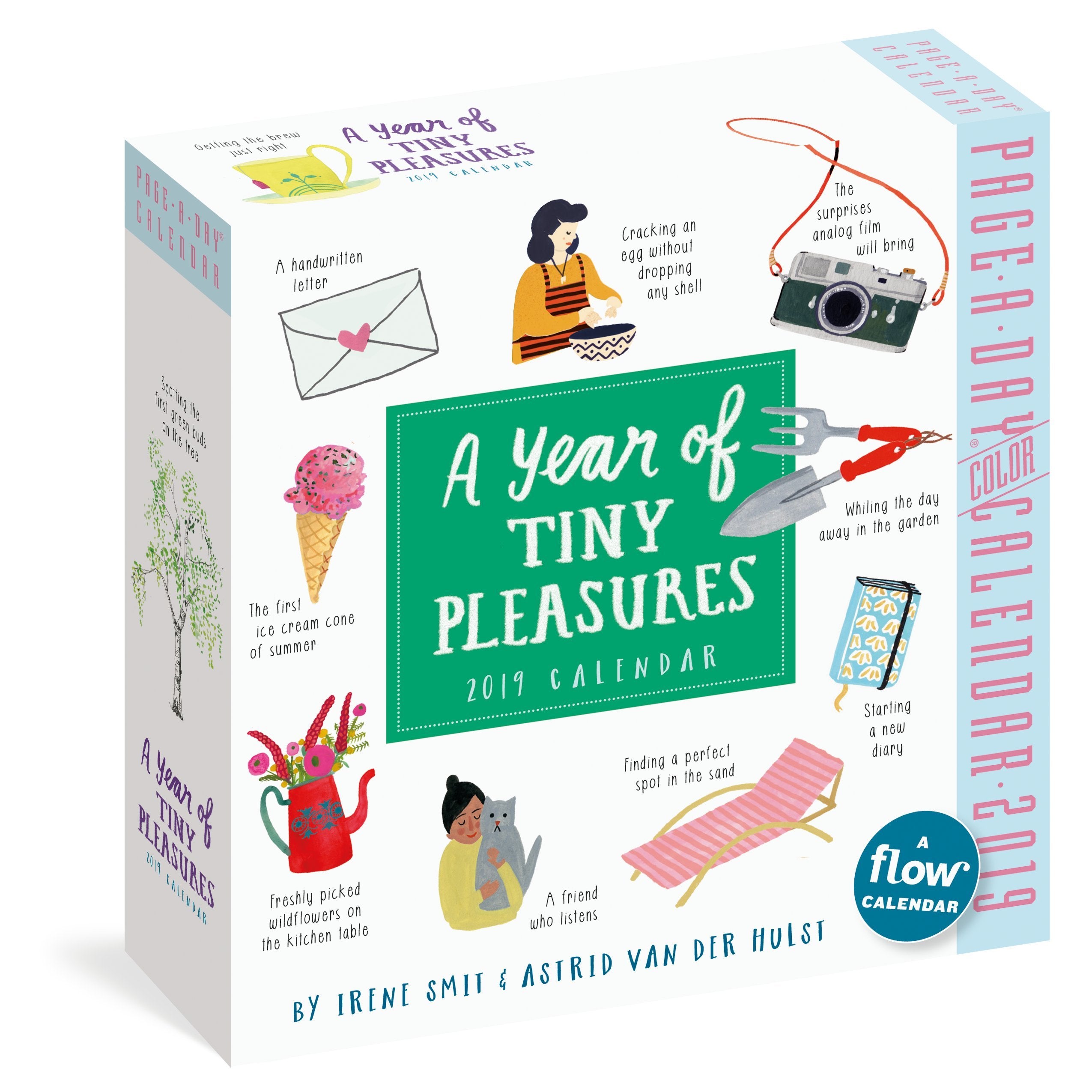 2019 a Year of Tiny Pleasures Colour Page-A-Day Calendar Business, Finance & Career