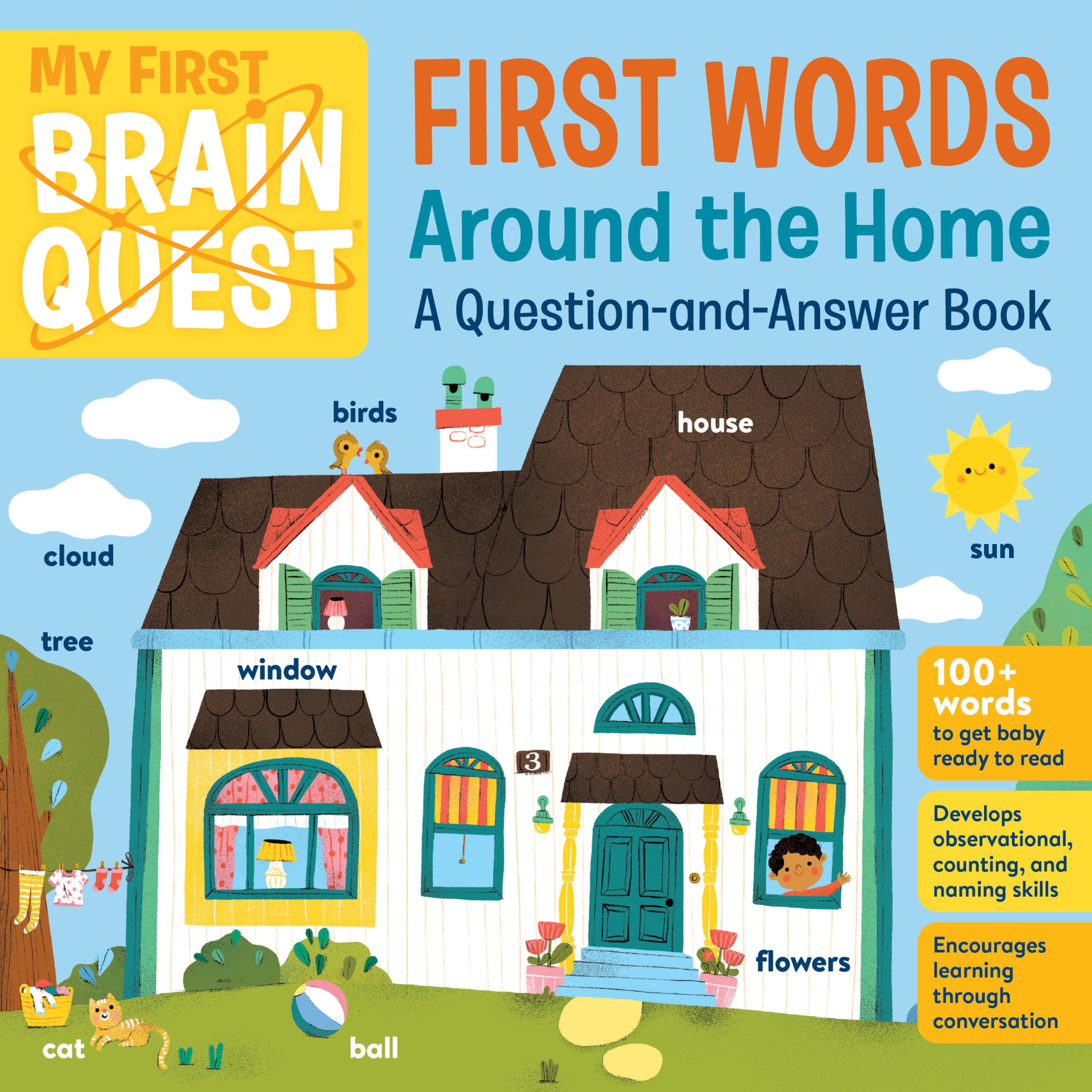 My First Brain Quest First Words: Around the Home: A Question-and-Answer Book (Brain Quest Board Books, 5) Parents & Children
