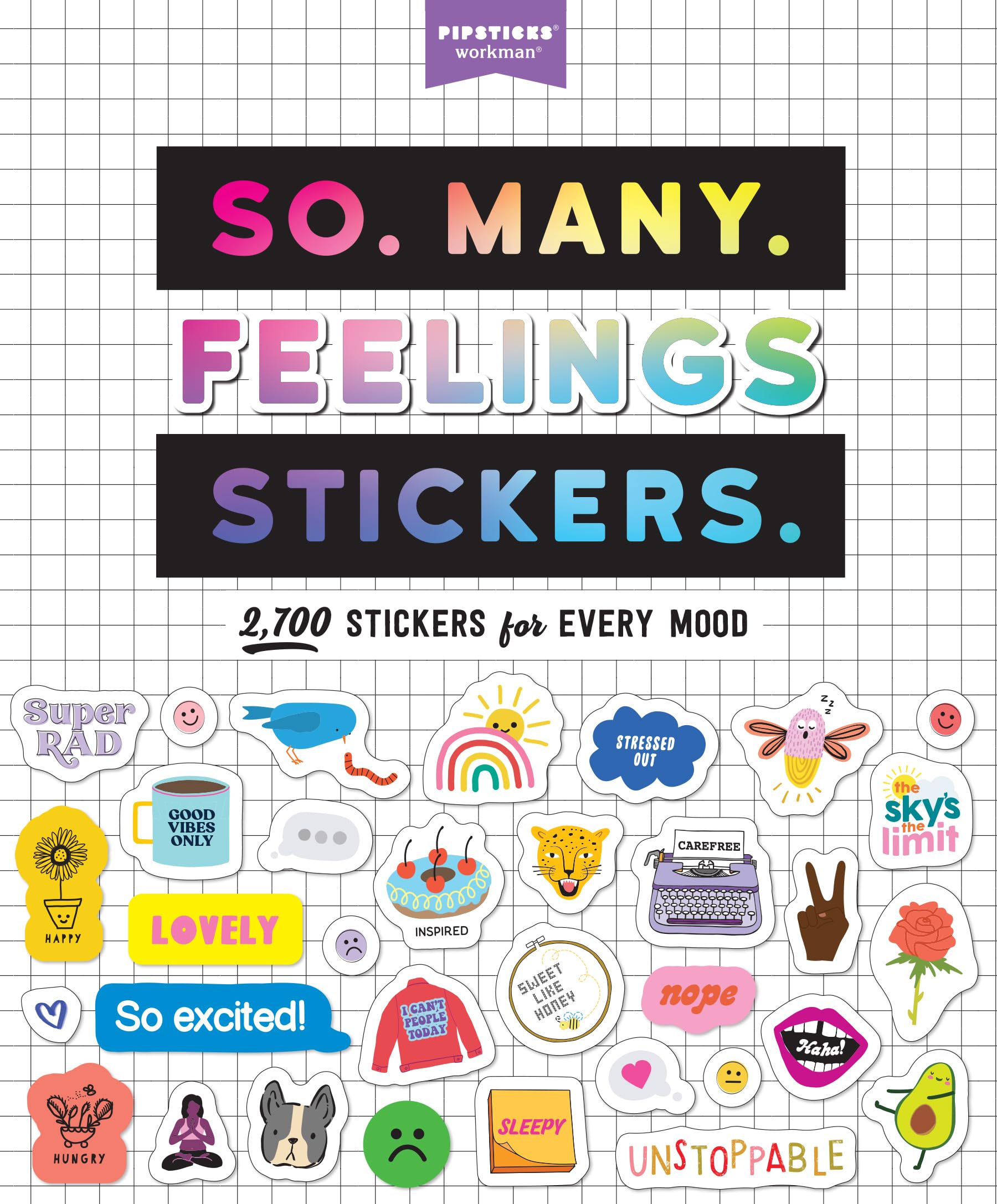 So. Many. Feelings Stickers.: 2,700 Stickers for Every Mood (So. Many. Stickers.) Books