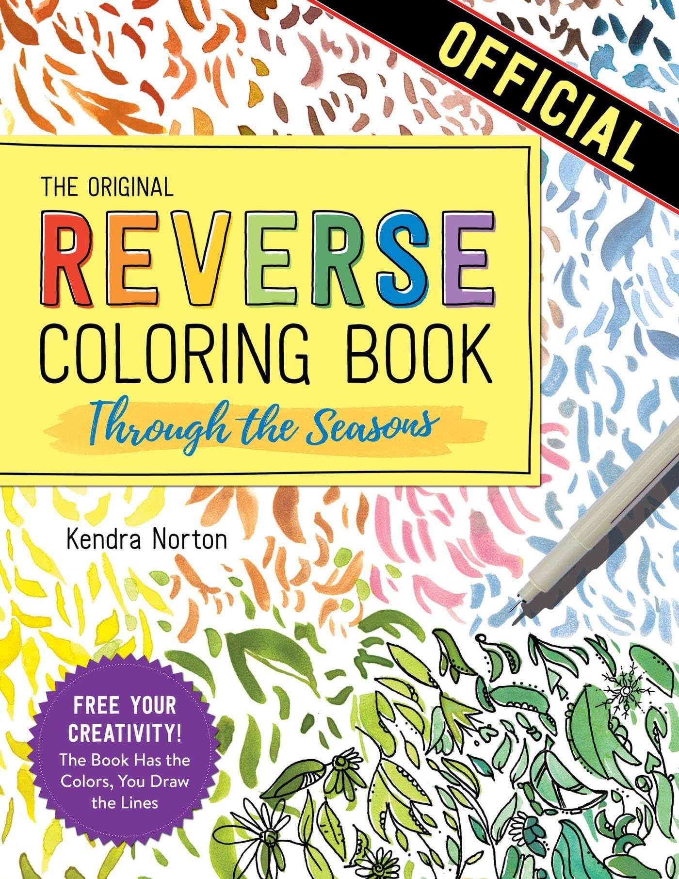 The Reverse Coloring Book(TM): Through the Seasons Hobbies & Crafts
