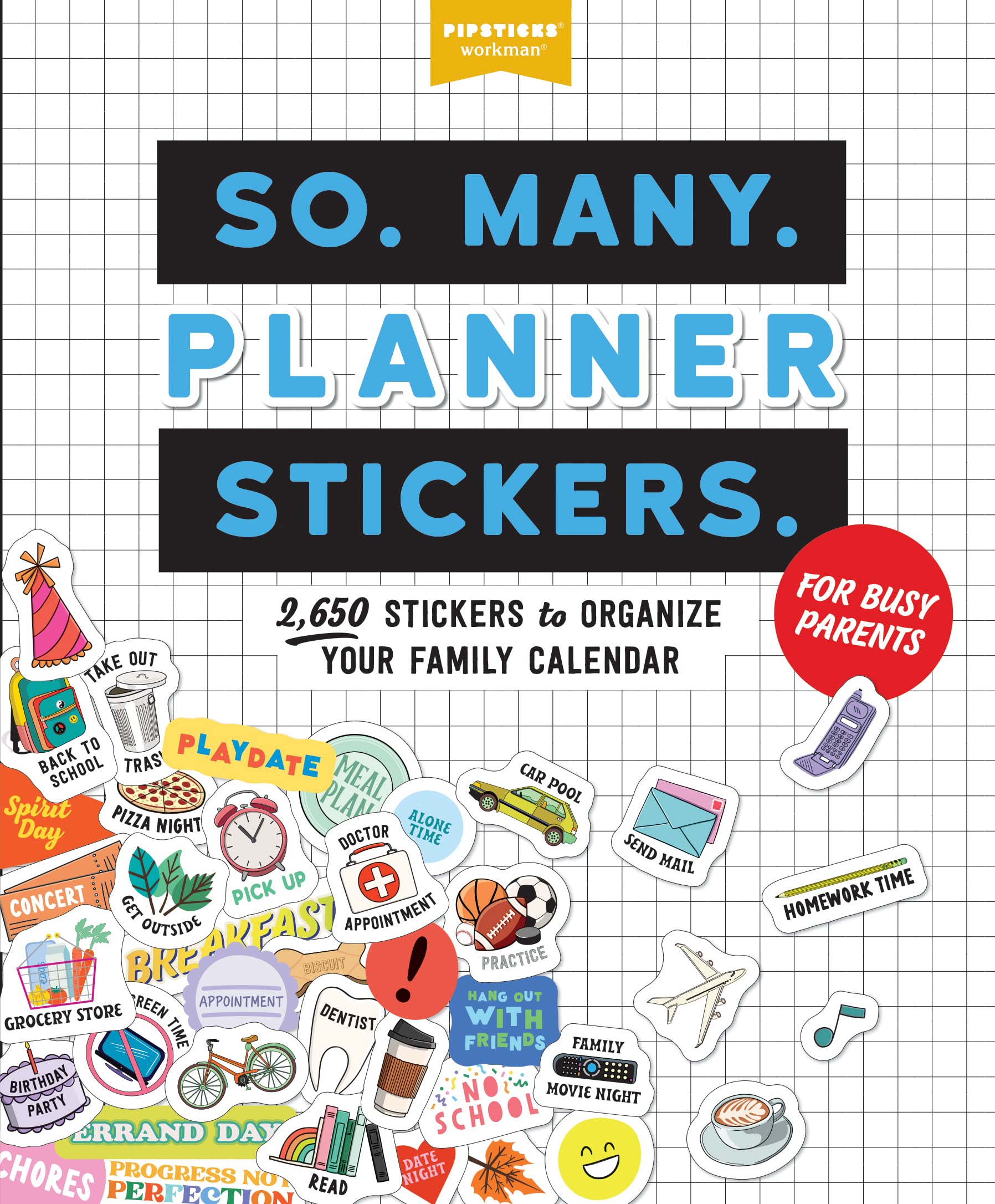 So. Many. Planner Stickers. For Busy Parents: 2,650 Stickers to Organize Your Family Calendar (So. Many. Stickers.) Hobbies & Crafts