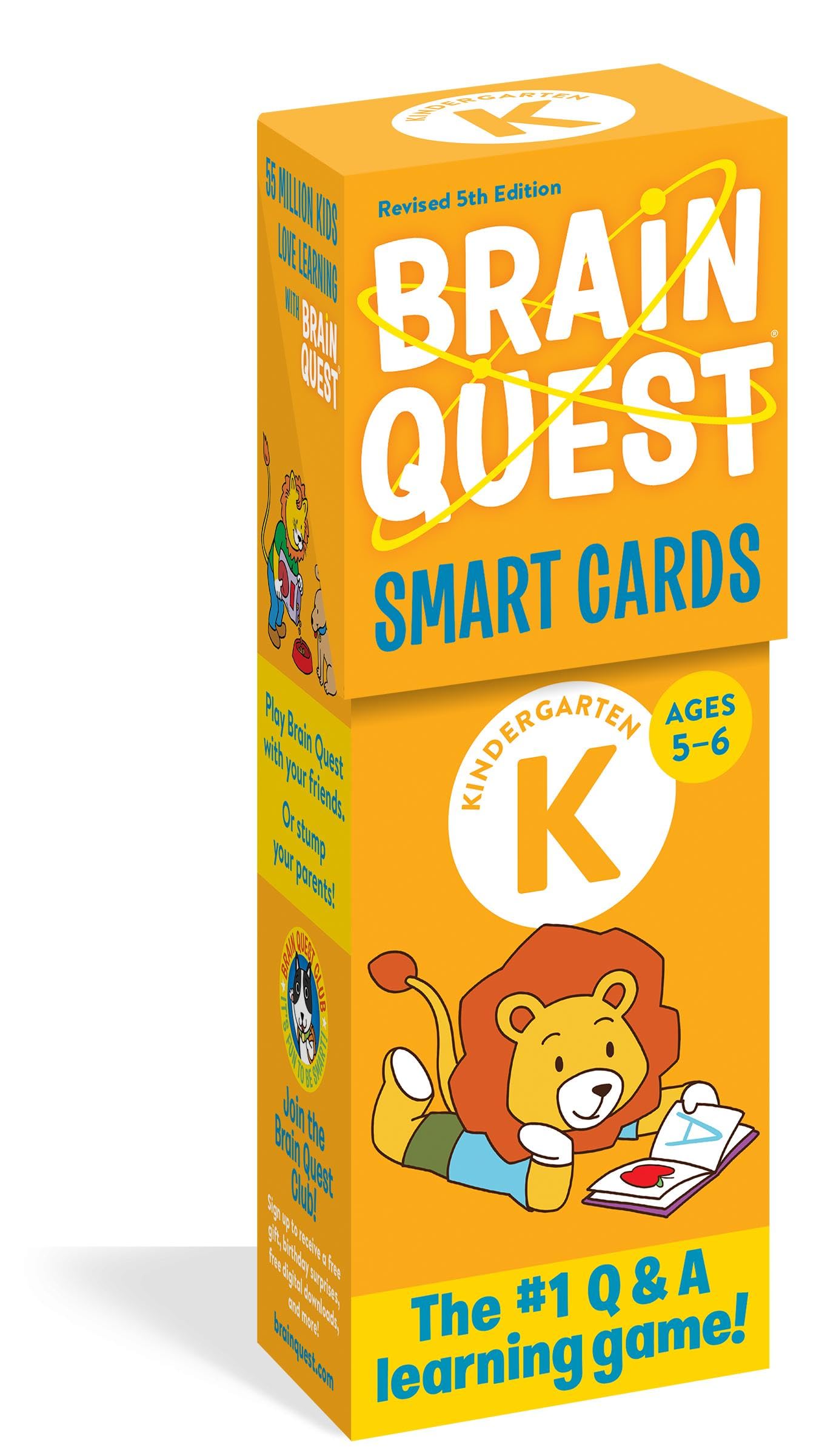 Brain Quest Kindergarten Smart Cards Revised 5th Edition: Ages 5-6 (Brain Quest Smart Cards) Tiptoi & Games