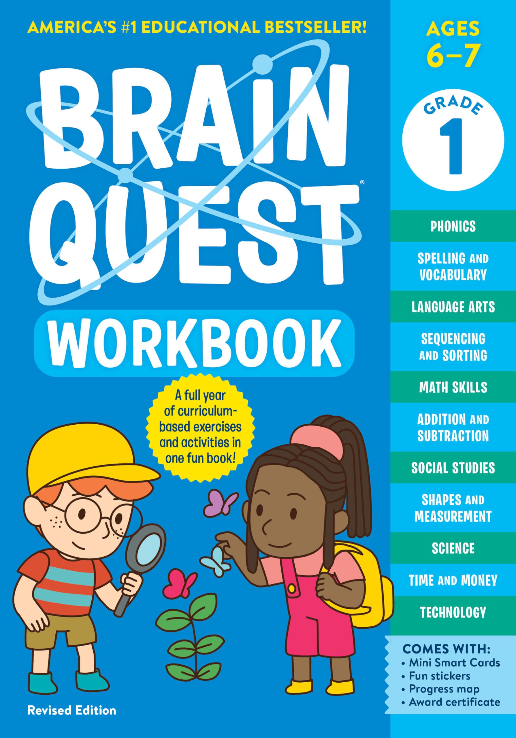 Brain Quest Workbook: 1st Grade Revised Edition Tiptoi & Games