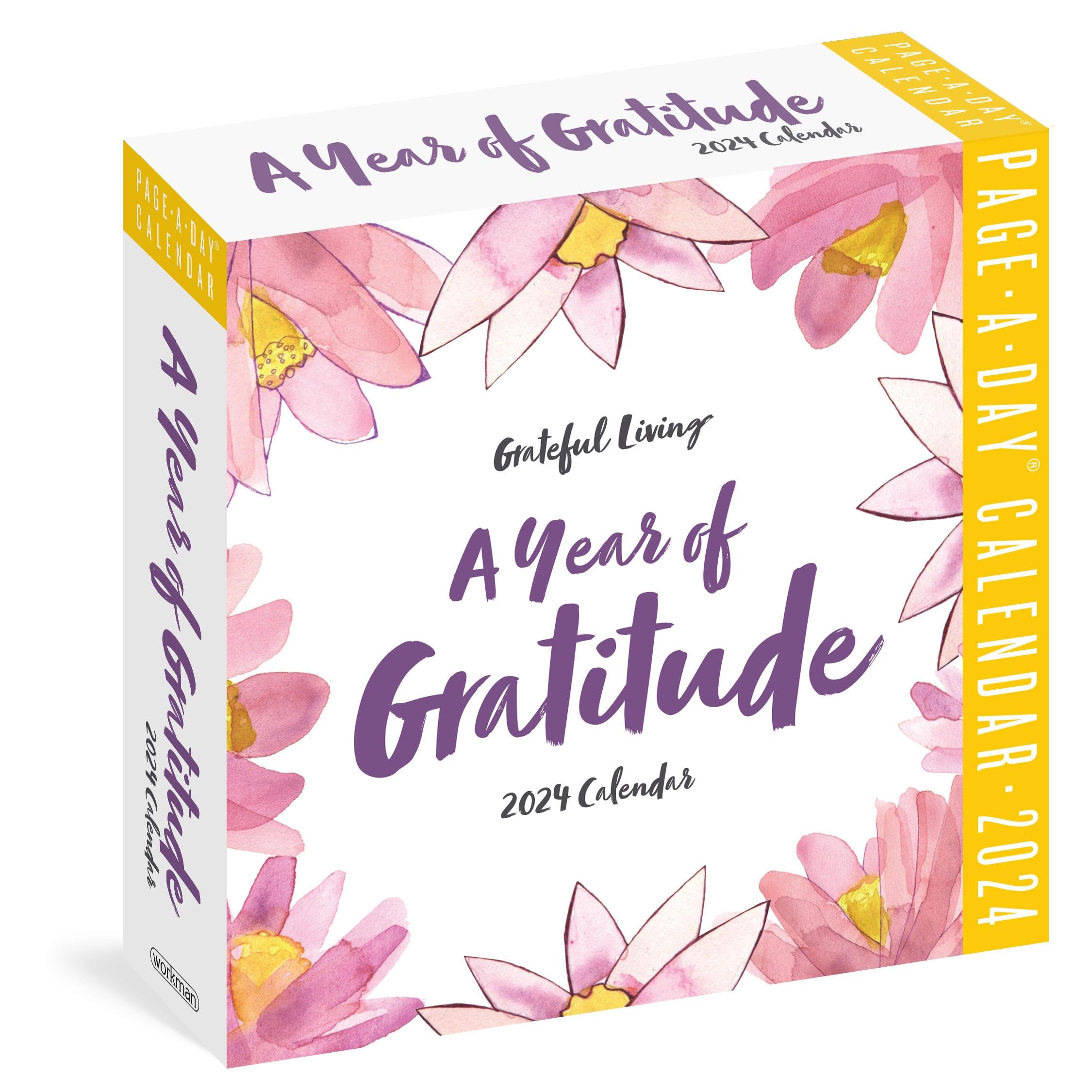 A Year of Gratitude Page-A-Day Calendar 2024: Wake Up Grateful Business, Finance & Career