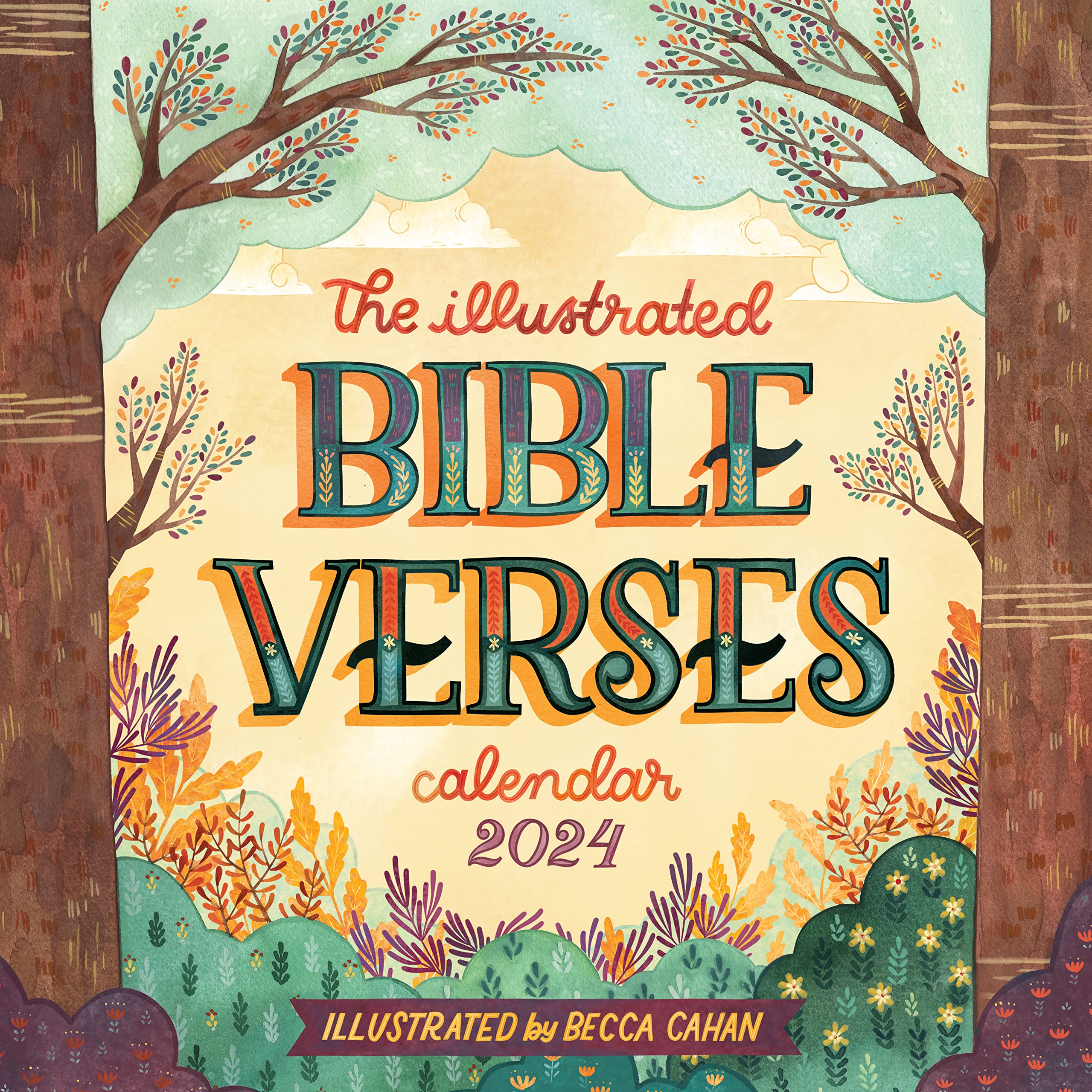 The Illustrated Bible Verses Wall Calendar 2024: Timeless Wise Words of the Bible Calendars