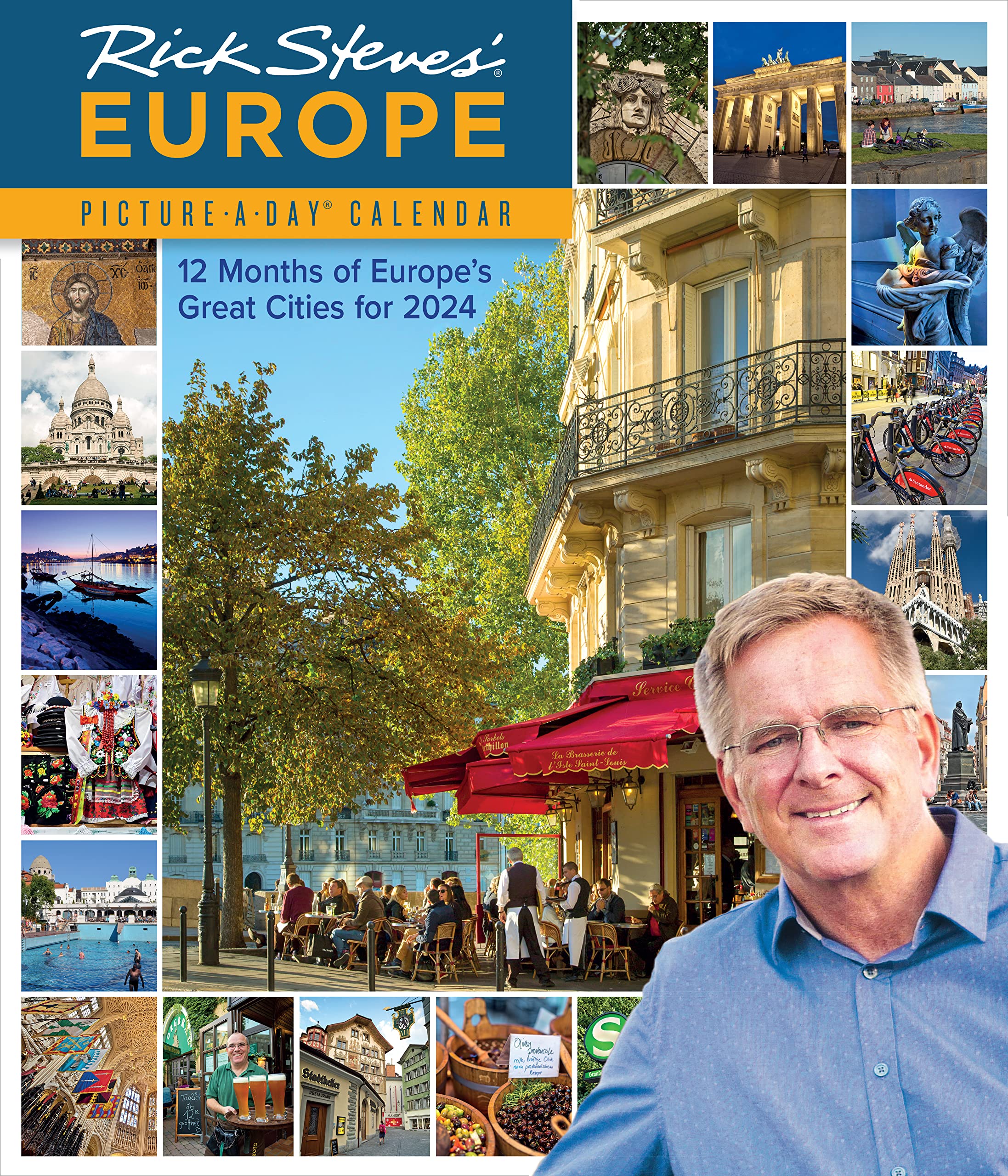 Rick Steves’ Europe Picture-A-Day Wall Calendar 2024: 12 months of Europe's Great Cities for 2024 Leisure, Home & Garden