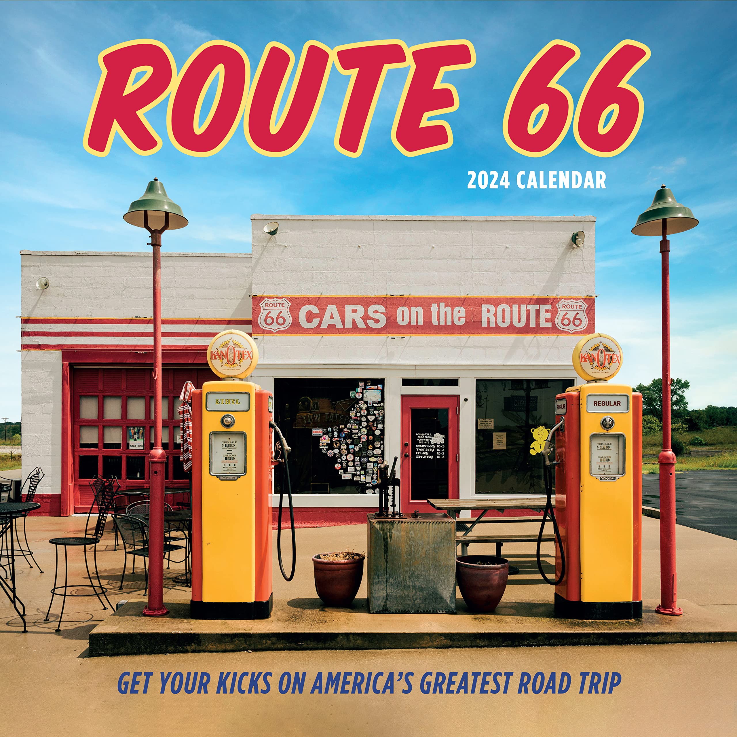 Route 66 Wall Calendar 2024: Get Your Kicks on America's Greatest Road Trip Leisure, Home & Garden