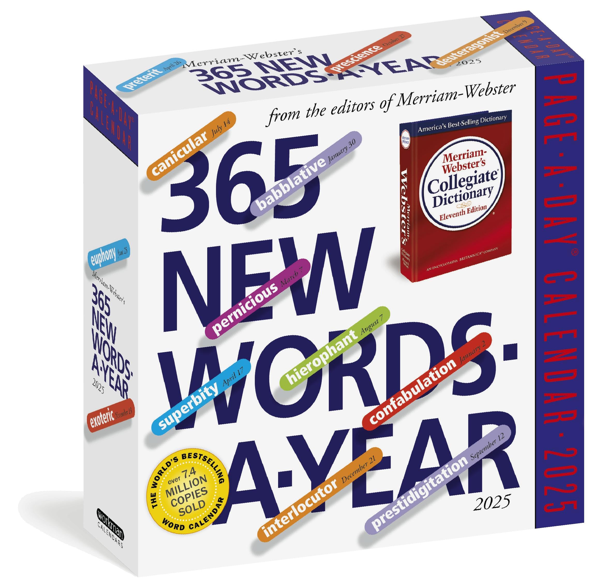365 New Words-A-Year Page-A-Day® Calendar 2025: From the Editors of Merriam-Webster Media & Communication
