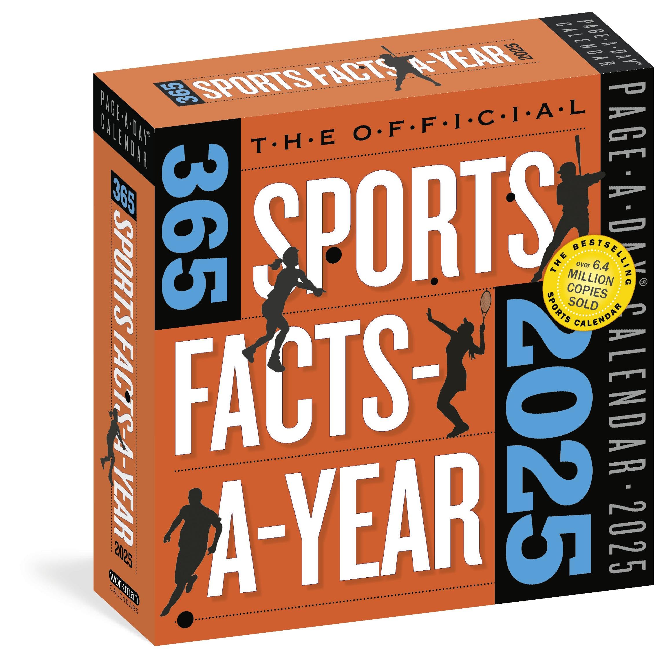 Official 365 Sports Facts-A-Year Page-A-Day® Calendar 2025: Triva, Record-Breaking Feats, Come from Behind Wins & Quotes Leisure & Fun