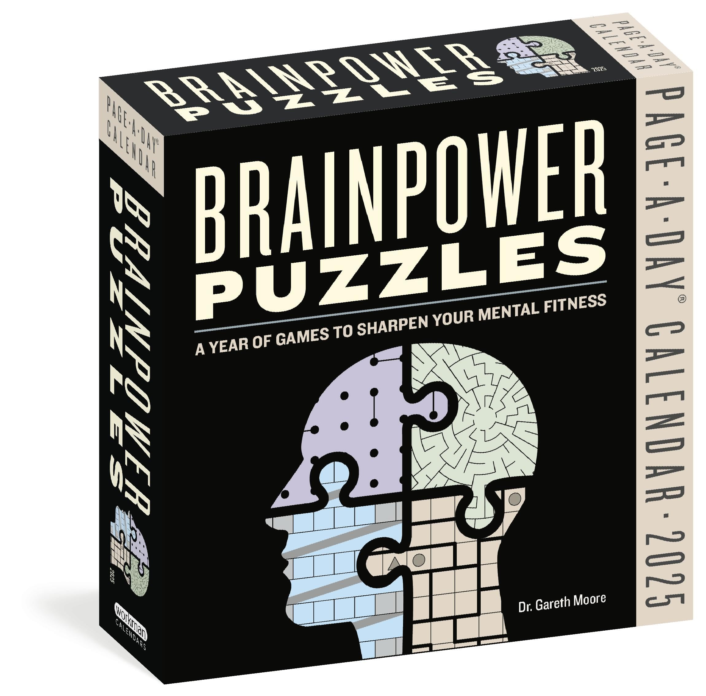 Brainpower Puzzles Page-A-Day® Calendar 2025: A Year of Games to Sharpen Your Mental Fitness Medicine