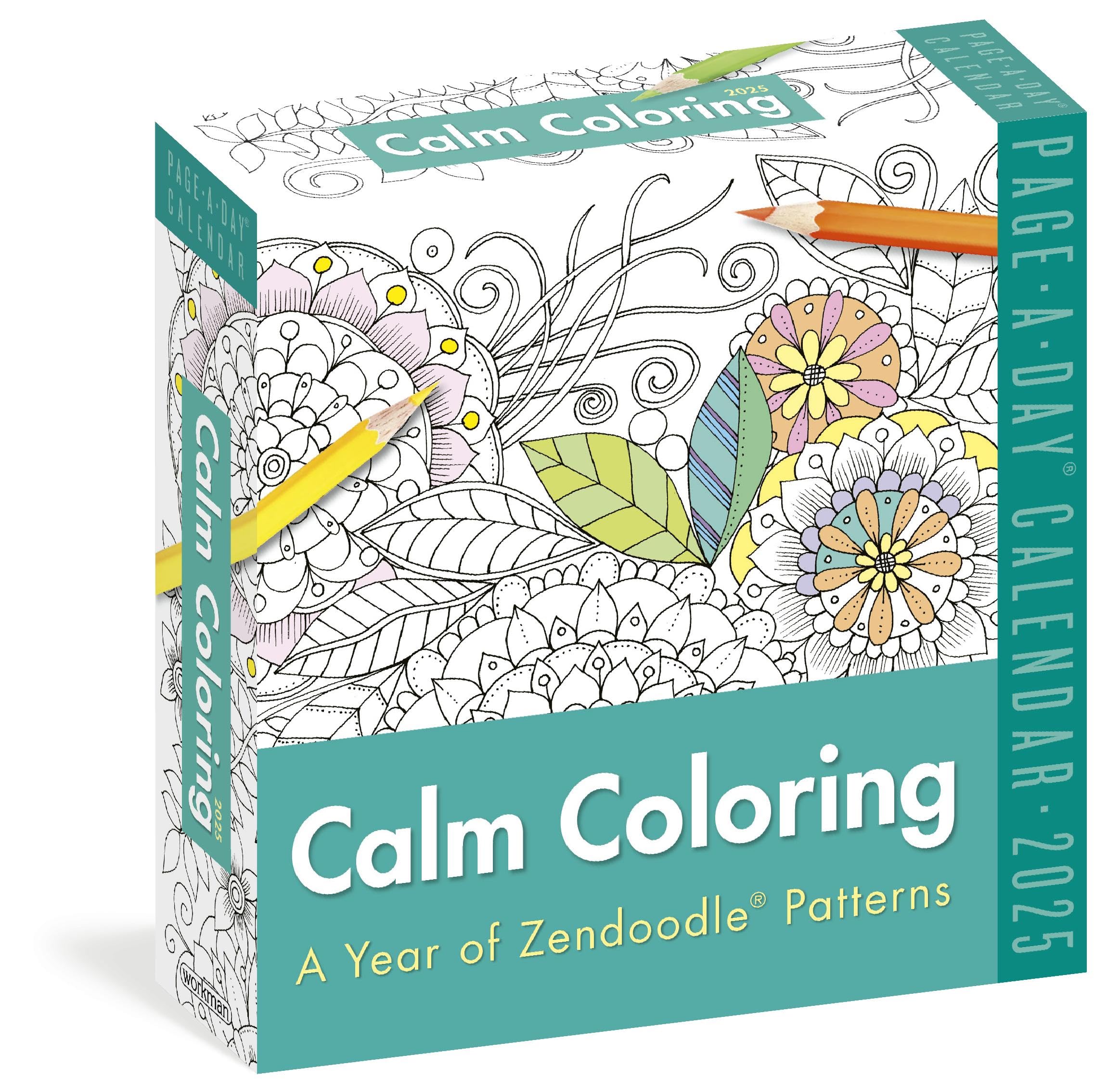 Calm Coloring Page-A-Day® Calendar 2025: A Year of Zendoodle® Patterns Film, Art & Culture