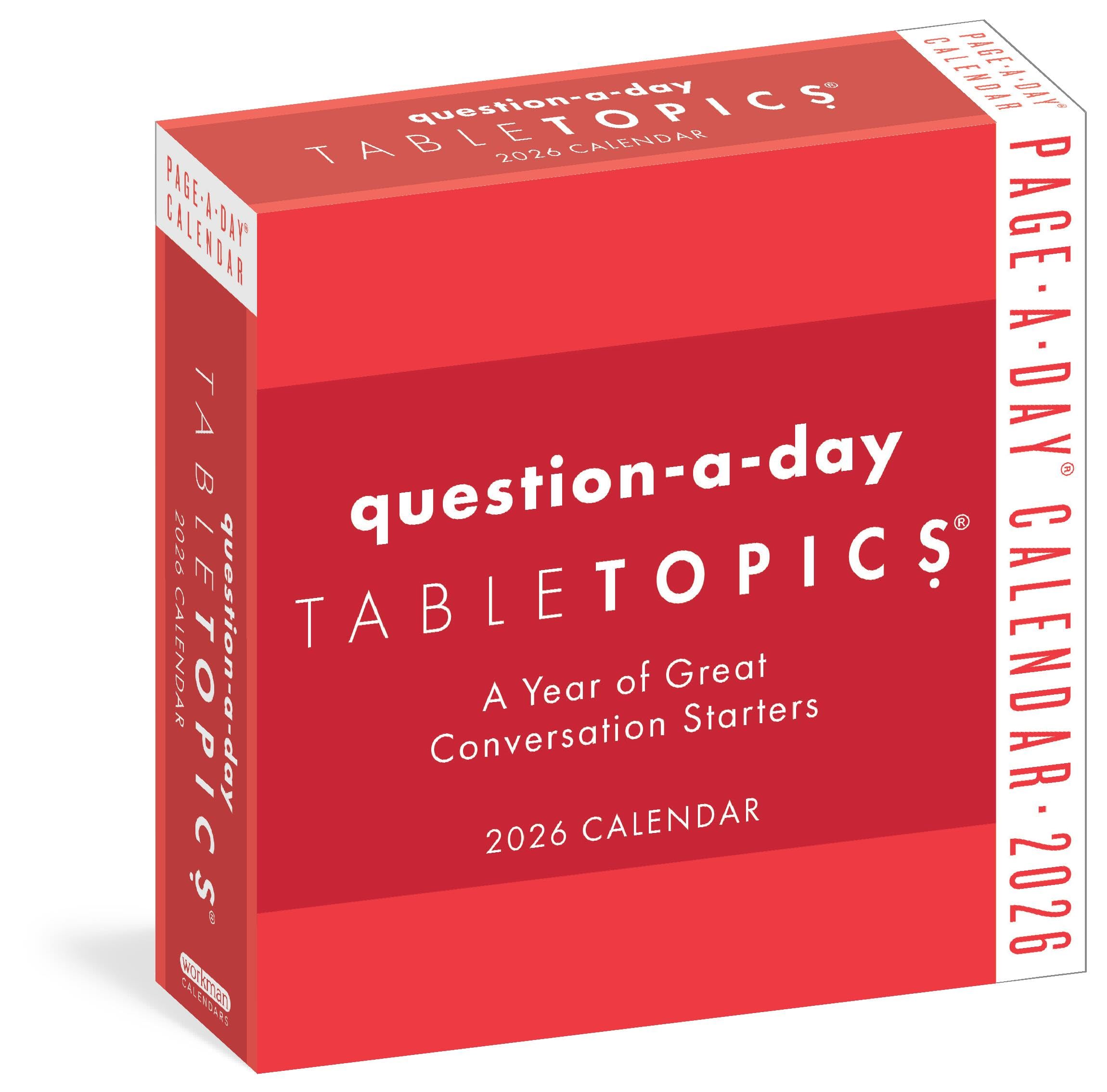 TableTopics® Question-a-Day Page-A-Day® Calendar 2026: A Year of Great Conversation Starters Leisure & Fun