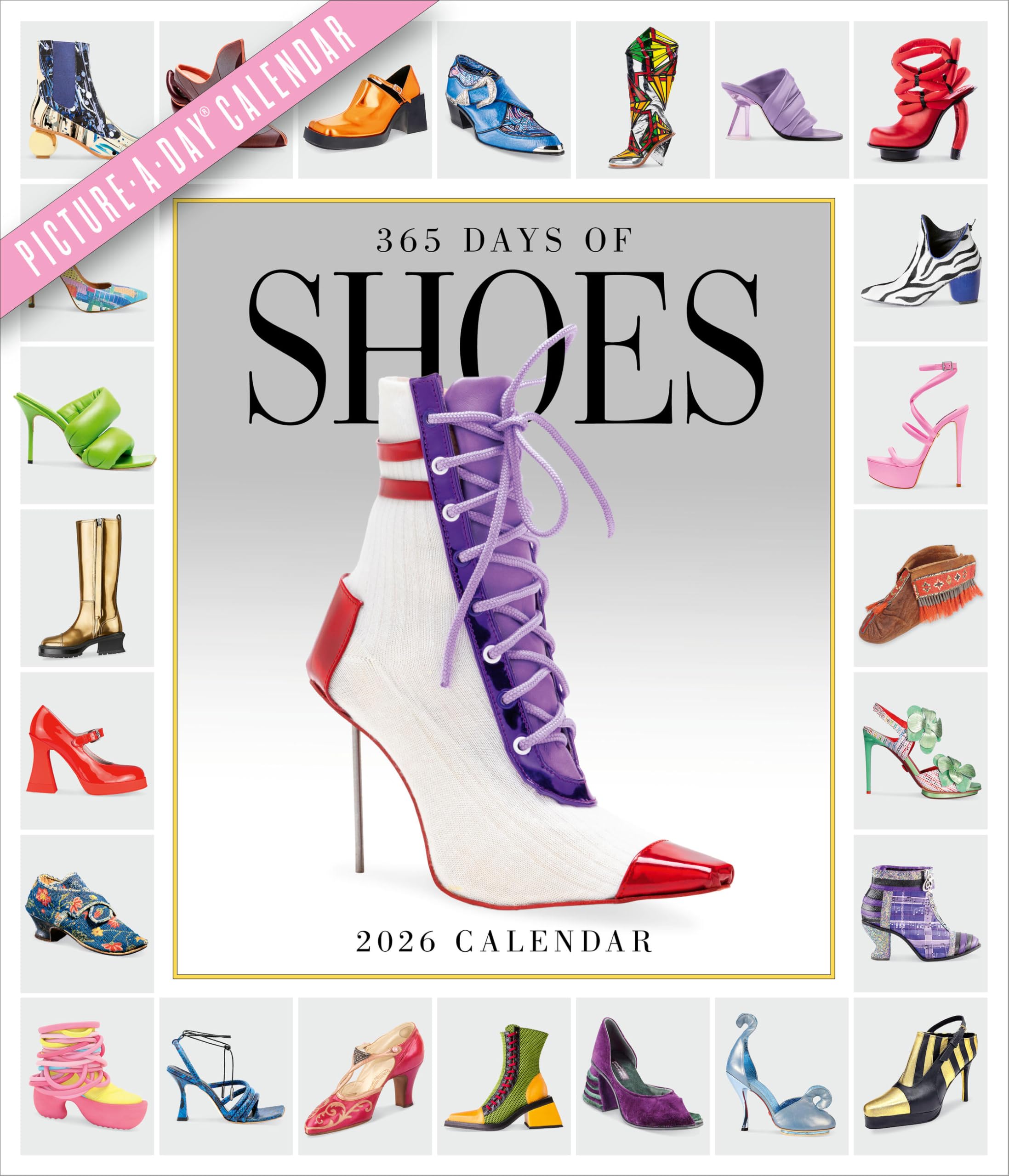 365 Days of Shoes Picture-A-Day® Wall Calendar 2026: An Obsessive Extravaganza Film, Art & Culture