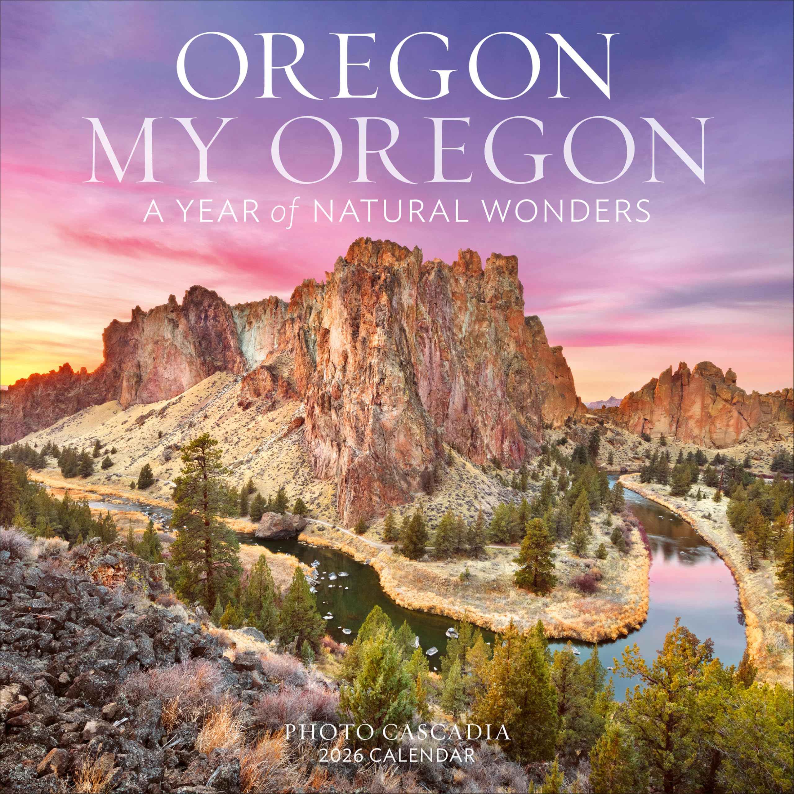 Oregon, My Oregon Wall Calendar 2026: A Year of Natural Wonders Mathematics