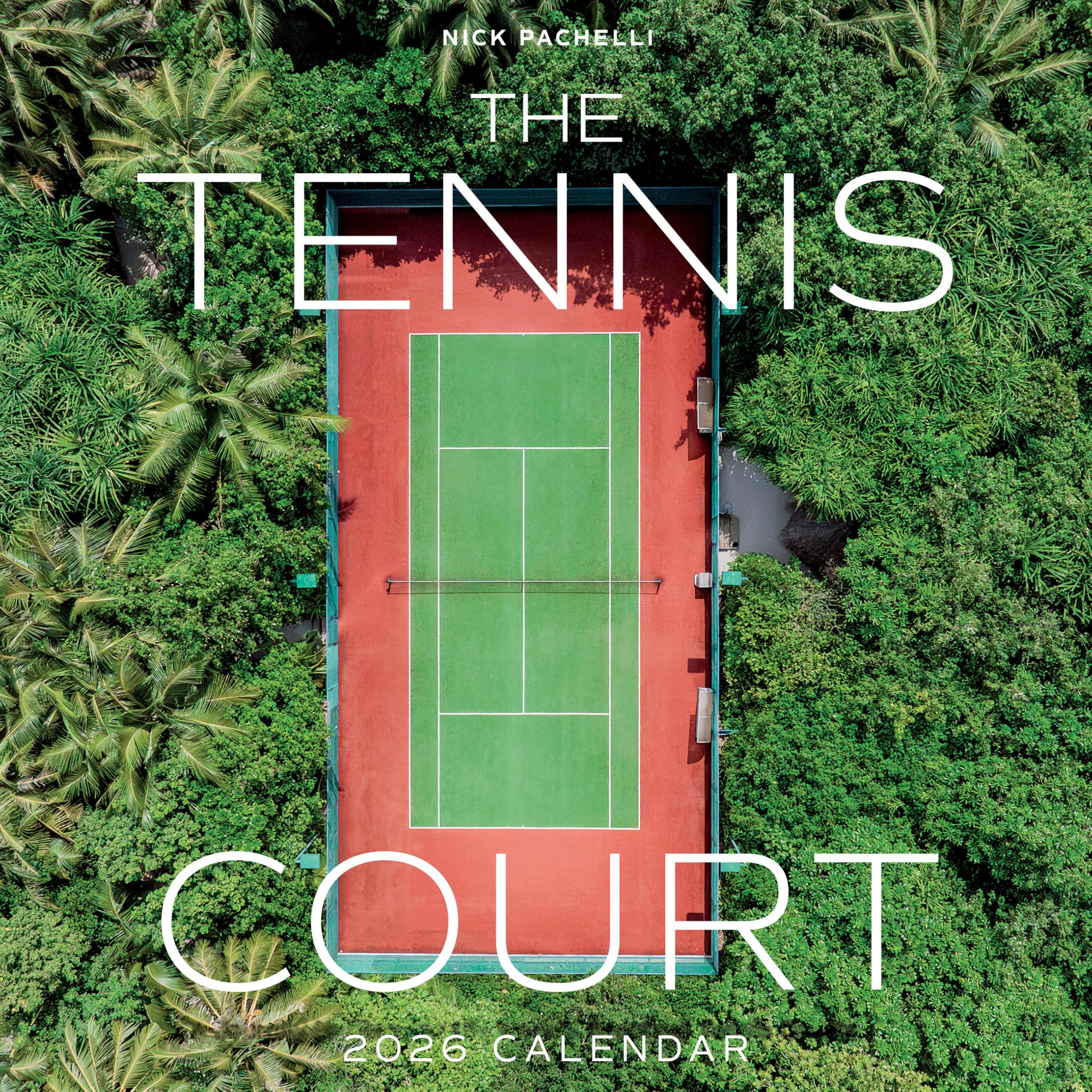 The Tennis Court Wall Calendar 2026 Leisure & Fun